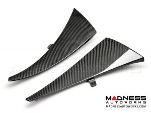 Chevrolet Corvette Carbon Fiber Rear Mud Flaps - Anderson Composites  -  C7 